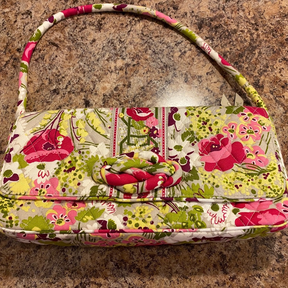 Vera Bradley clutch with strap never used